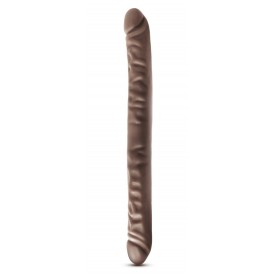 Коричневый двусторонний фаллоимитатор 18 Inch Double Dildo - 45,7 см.